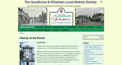 Desktop Screenshot of goudhurstlocalhistorysociety.org