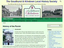 Tablet Screenshot of goudhurstlocalhistorysociety.org